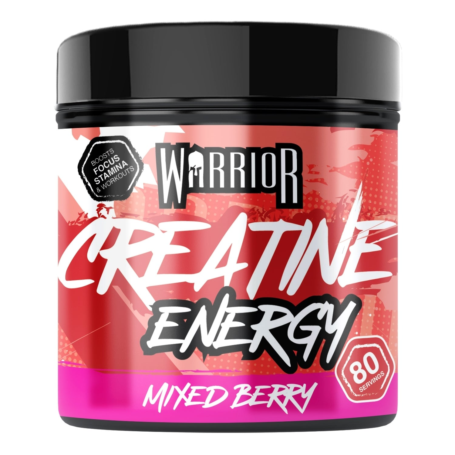 Warrior Supps Creatine Plus Energy 300g- 80 Servings