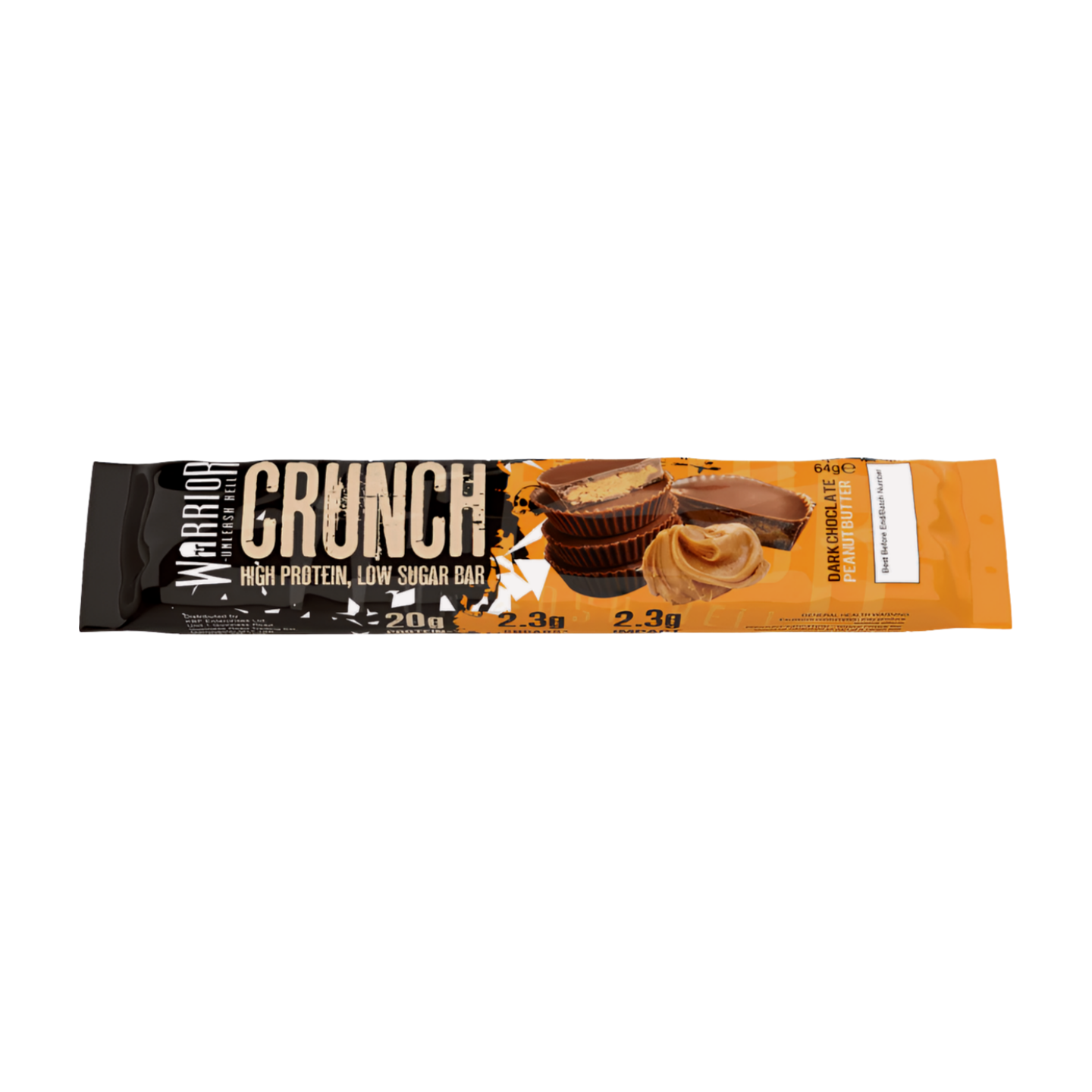 Warrior Crunch Dark Chocolate Peanut Butter Protein Bar