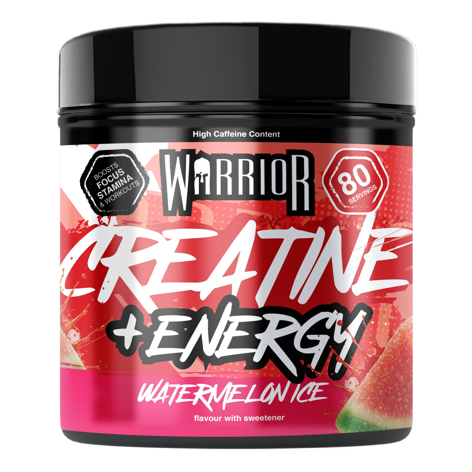 Warrior Supps Creatine Plus Energy 300g- 80 Servings