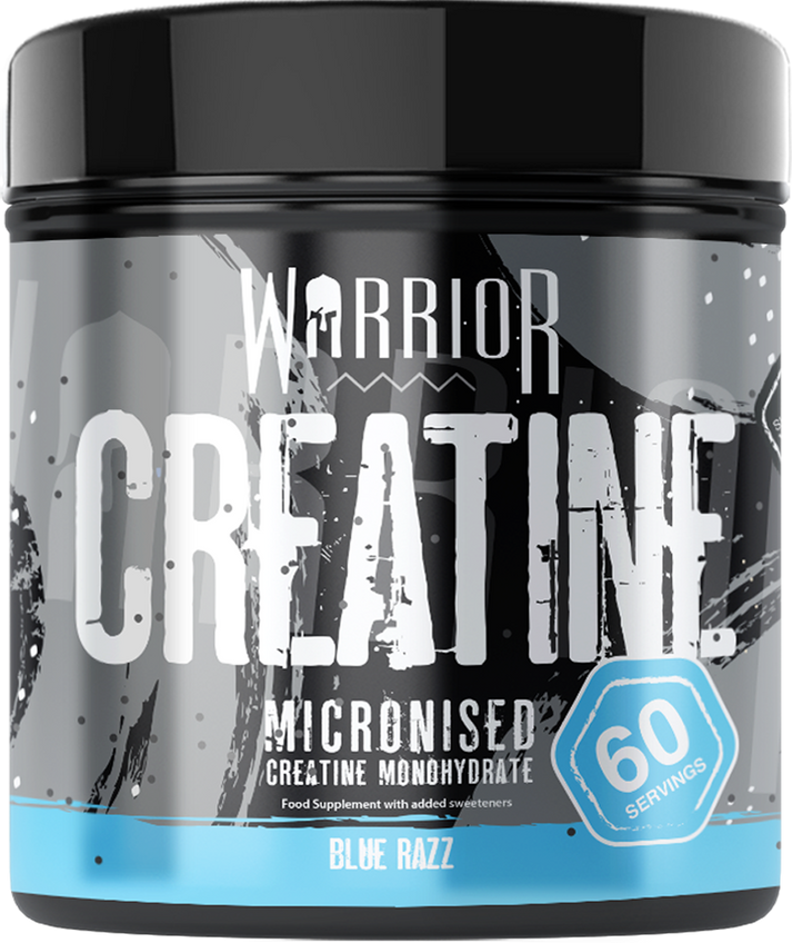 Warrior Creatine Monohydrate Powder - 300g BLUE RAZZ – purenutritiononline